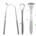 Stainless Steel Tongue Scraper – Durable Bad Breath Cleaner