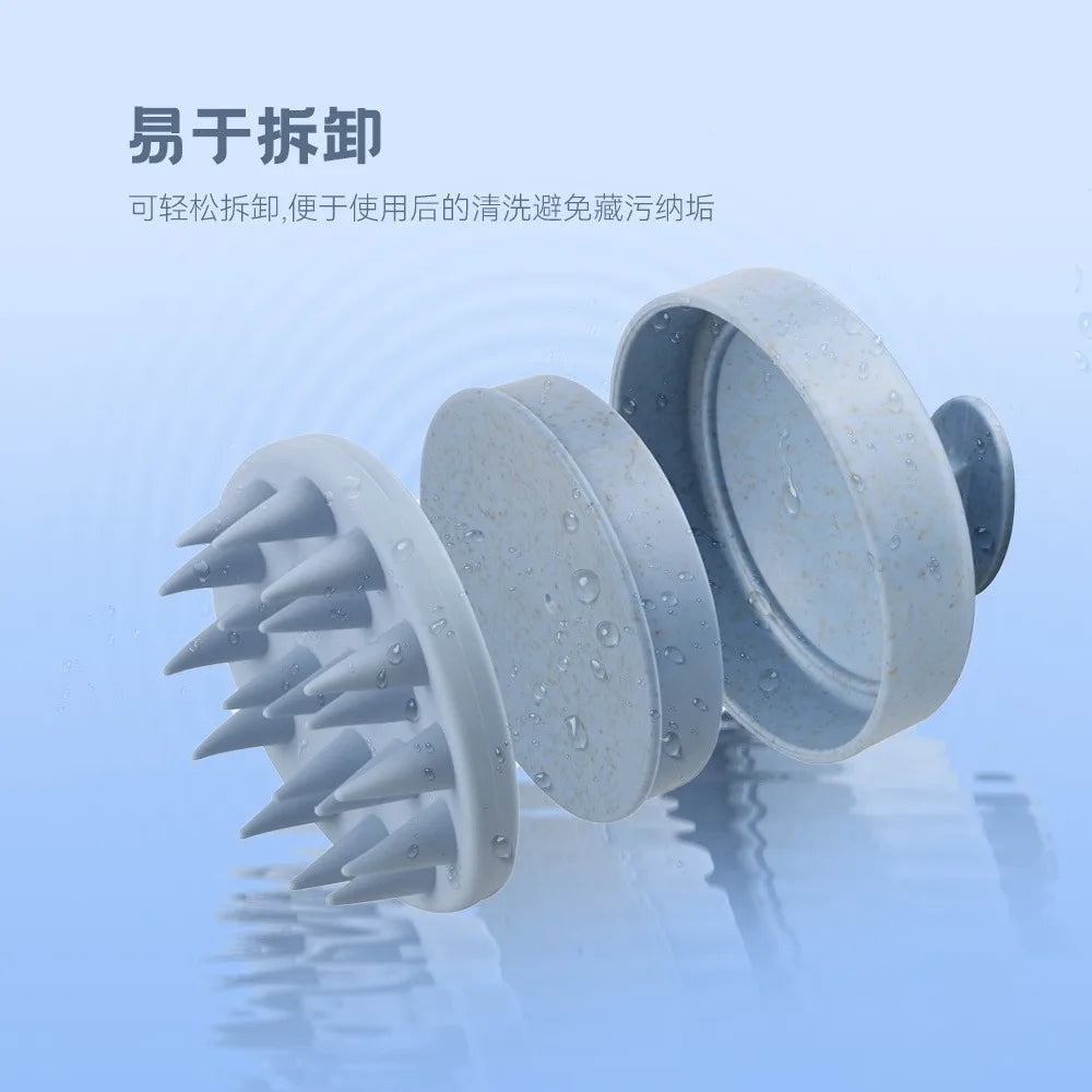 Silicone Scalp Shampoo Brush – Manual Head Massager