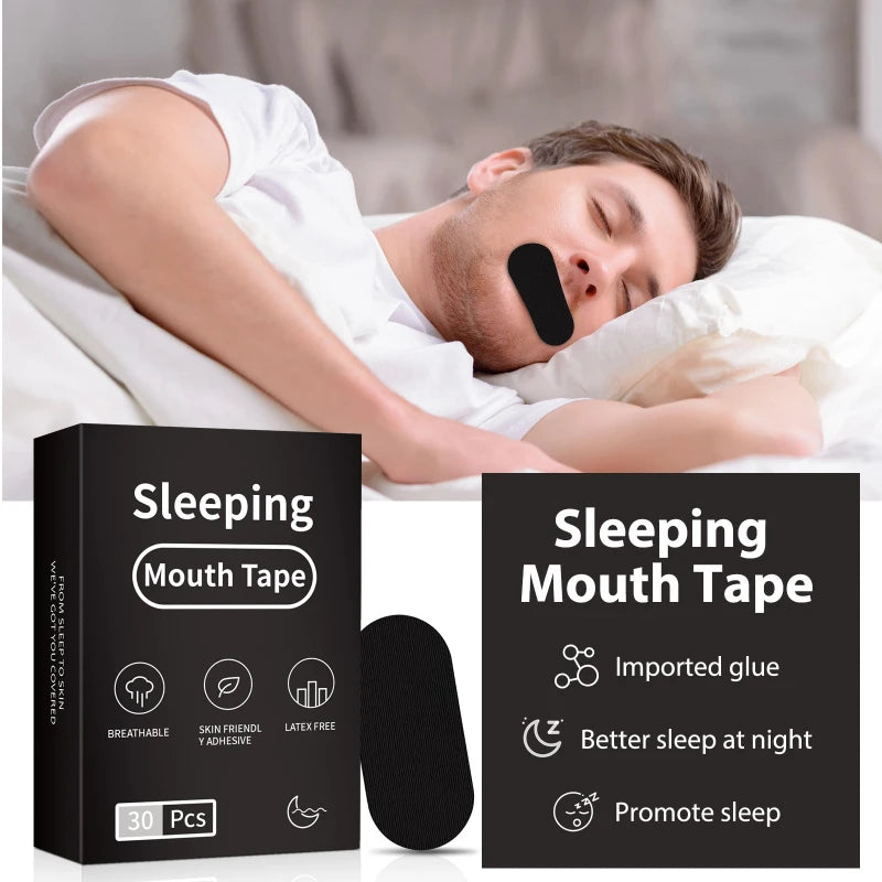 Anti Snoring Mouth Tape Strips – Promote Nasal Breathing