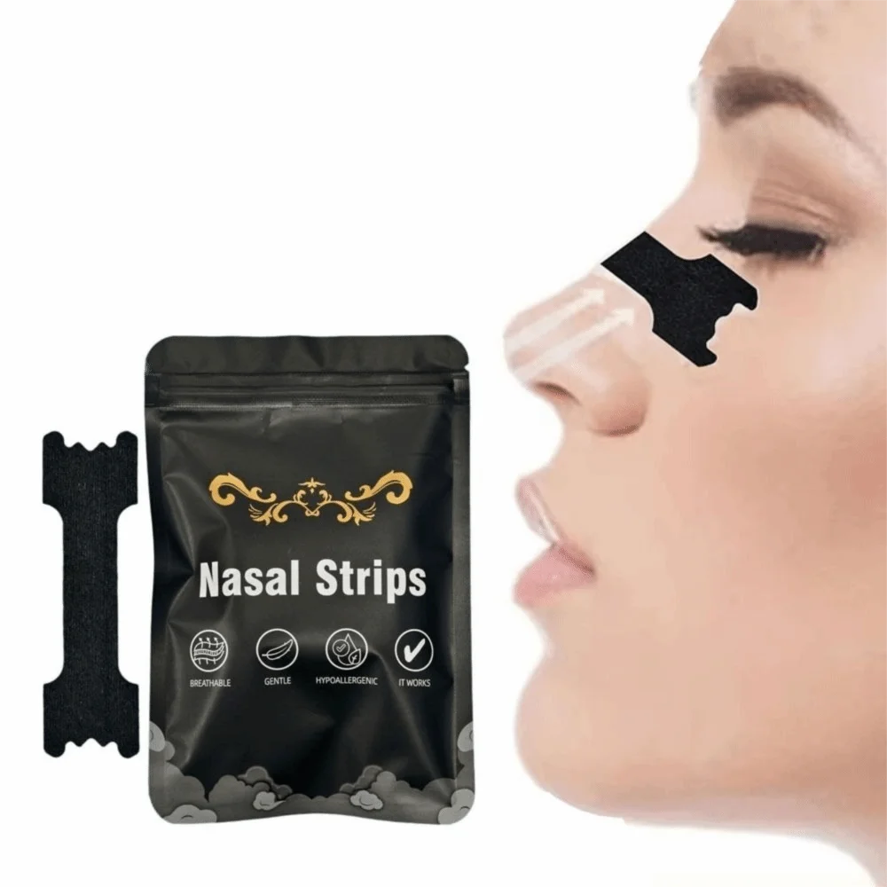 Breathable Nasal Strips – Anti-Snore Relief, 30 Pack