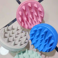 Silicone Scalp Shampoo Brush – Manual Head Massager