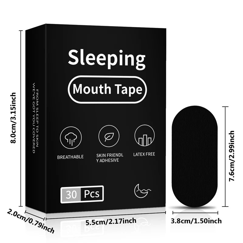 Anti Snoring Mouth Tape Strips – Promote Nasal Breathing