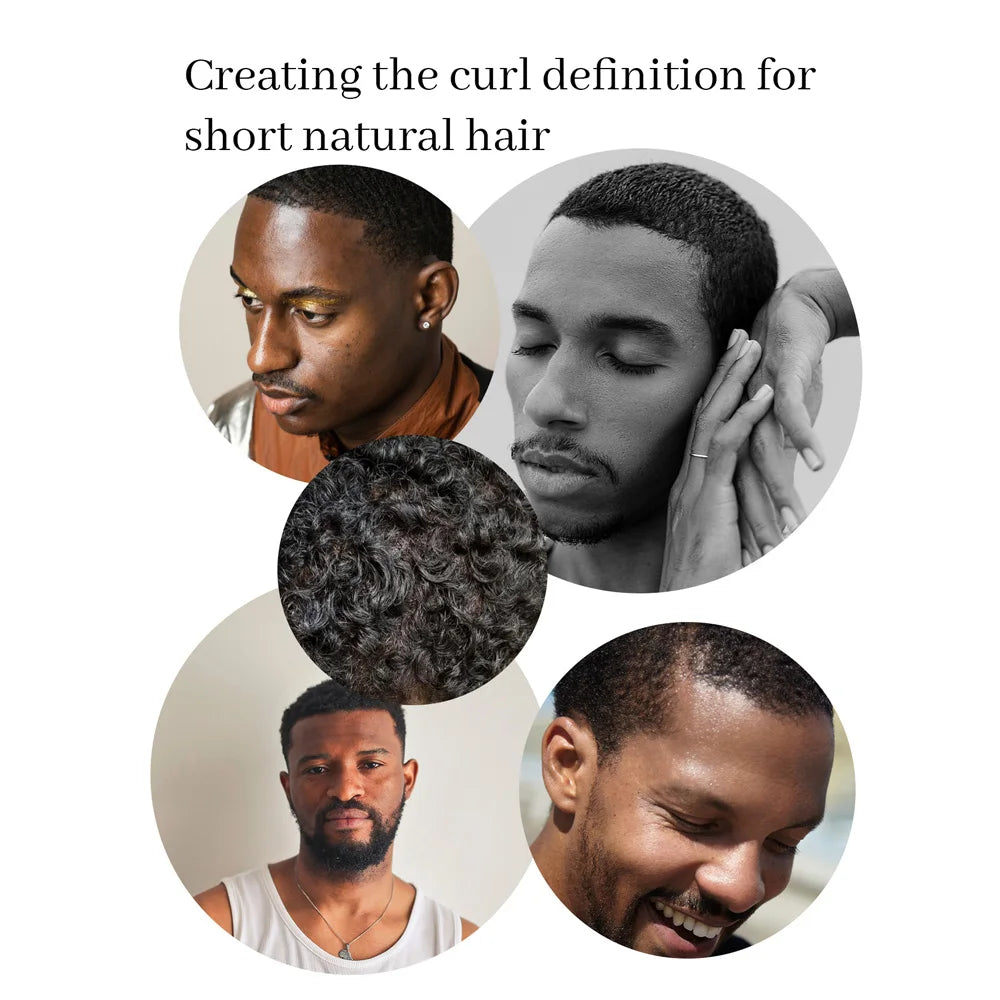 Afro Hair Curl Sponge & Pick Comb Set for Natural Styles
